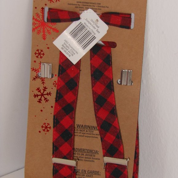 RISING STAR ADJUSTABLE BOW TIE AND SUSPENDER SET INFANT/TODDLER - Picture 4 of 5